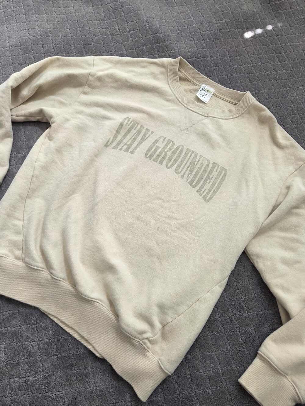 Offline by Aerie "Stay Grounded" Oversized Crewneck Sweatshirt - Size Small